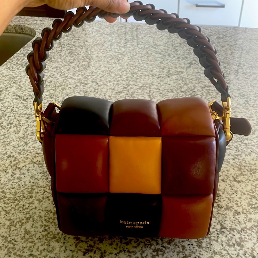 Late spade quilted bag